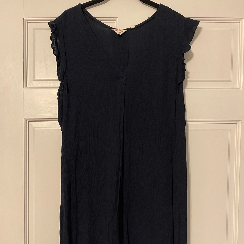 Fat Face Ruffle Sleeve Dress